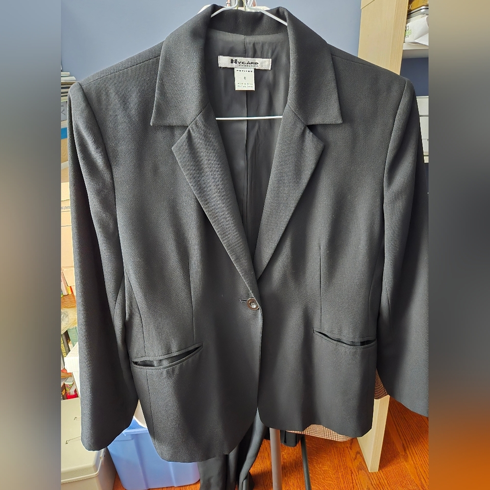 Nygard Collection Vintage Womens Blazer Black
